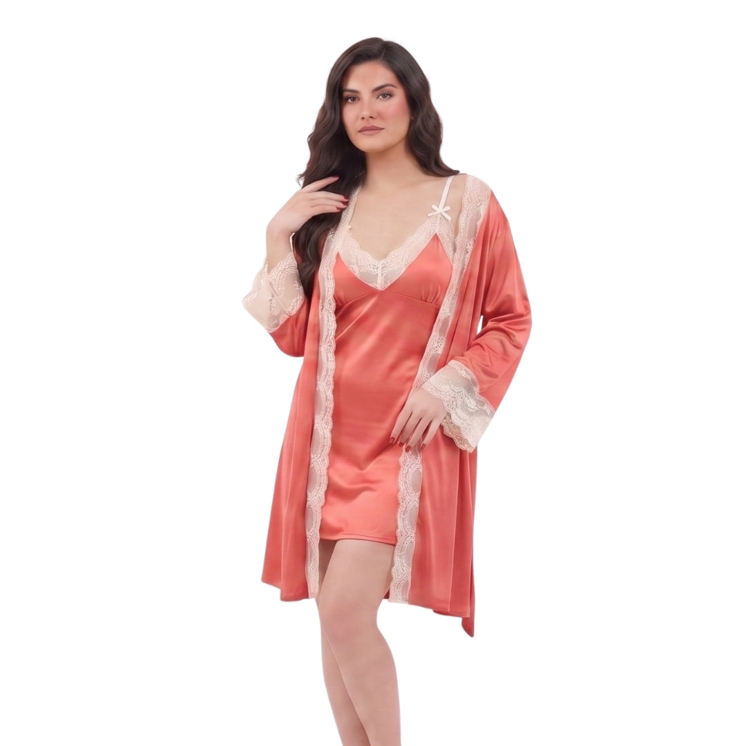 Satin Dusk Nighty Set