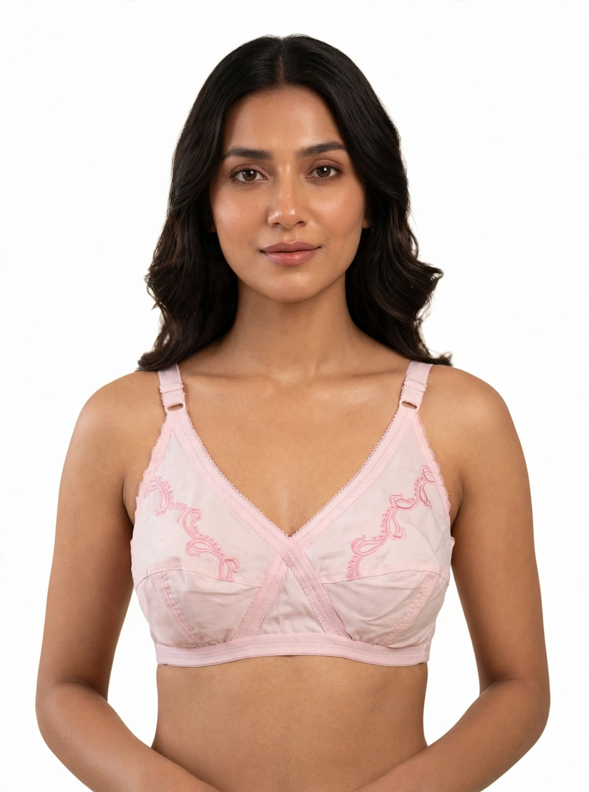 Soft Cotton Non padded wireless bra