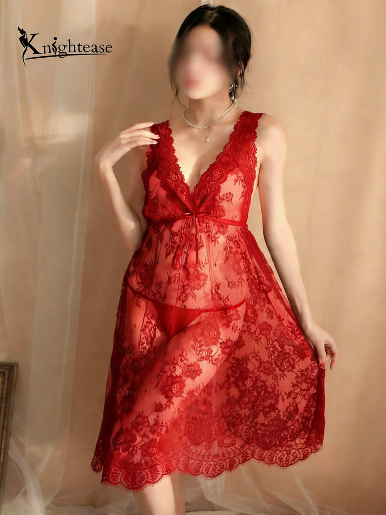 Ruby Lace Nighty