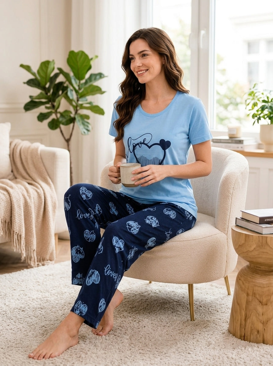 Love Lounge Set - Sky Blue